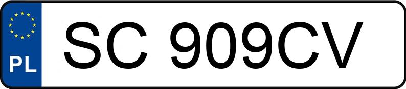 Numer rejestracyjny SC 909CV posiada NISSAN JUKE - SC909CV