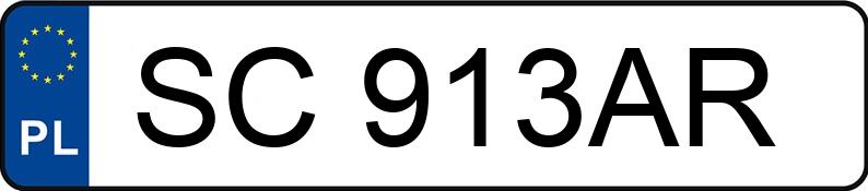 Numer rejestracyjny SC 913AR posiada BMW 316 - SC913AR