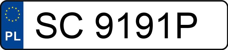 Numer rejestracyjny SC 9191P posiada VOLKSWAGEN SCIROCCO - SC9191P