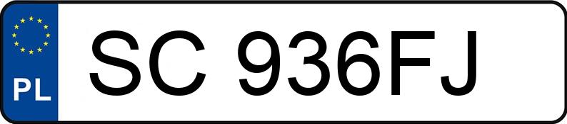 Numer rejestracyjny SC 936FJ posiada SEAT LEON ST - SC936FJ