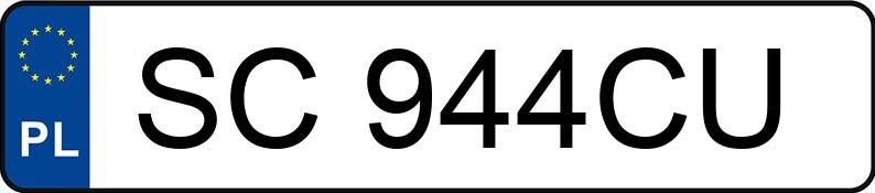 Numer rejestracyjny SC 944CU posiada VOLVO XC60 - SC944CU