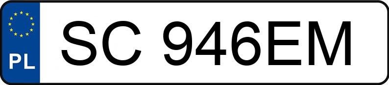 Numer rejestracyjny SC 946EM posiada MERCEDES-BENZ GLC 300 4MATIC - SC946EM