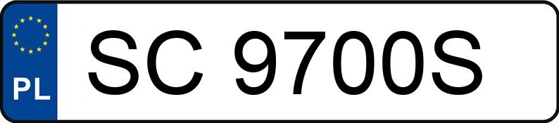 Numer rejestracyjny SC 9700S posiada MERCEDES-BENZ A 180 MR`12 E5 176 AMG - SC9700S