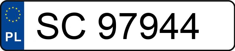 Numer rejestracyjny SC 97944 posiada IVECO AS 260 S50 Stralis E4 26.0t Y/P EuroTronic - SC97944