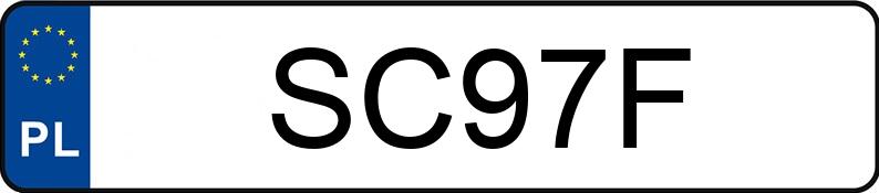 Numer rejestracyjny SC 97F posiada VOLKSWAGEN 1200 - SC97F