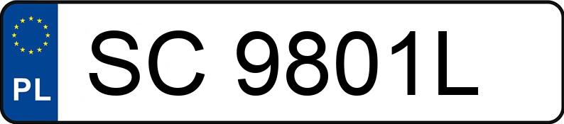 Numer rejestracyjny SC 9801L posiada RENAULT KANGOO - SC9801L
