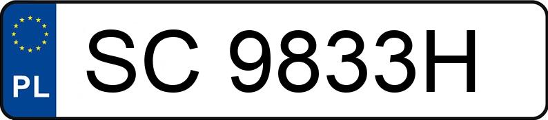 Numer rejestracyjny SC 9833H posiada CITROEN C4 PICASSO - SC9833H Numer rejestracyjny SC 9833H posiada CITROEN C4 PICASSO - SC9833H