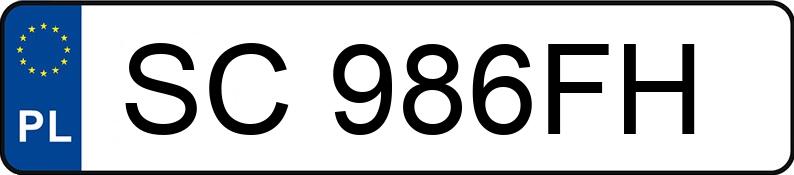 Numer rejestracyjny SC 986FH posiada VOLKSWAGEN Crafter 35 TDI-CR MR`17 E6 3.5t Crafter 35 TDI-CR MR`17 E6 3.5t - SC986FH