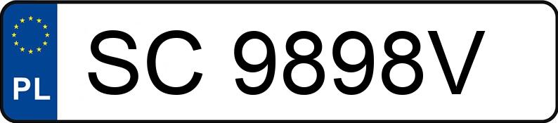 Numer rejestracyjny SC 9898V posiada MAZDA CX-3 - SC9898V