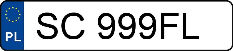 Numer rejestracyjny SC 999FL posiada AUDI Q5 - SC999FL Numer rejestracyjny SC 999FL posiada AUDI Q5 - SC999FL