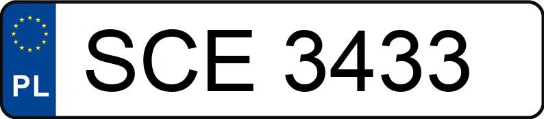 Numer rejestracyjny SCE 3433 posiada FORD D 3424 Cargo 17.0t D 3424 Cargo 17.0t - SCE3433