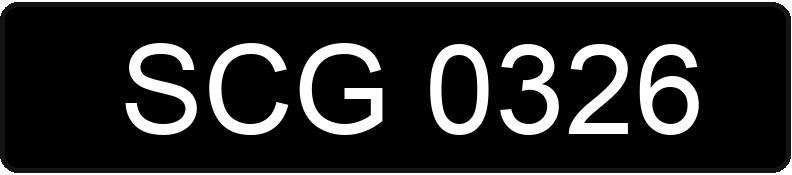 Numer rejestracyjny SCG 0326 posiada MERCEDES-BENZ DAIMLER - SCG0326