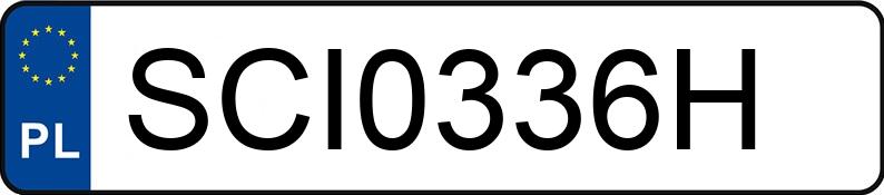 Numer rejestracyjny SCI 0336H posiada SKODA Fabia III 1.0 MR`15 E6 Style - SCI0336H