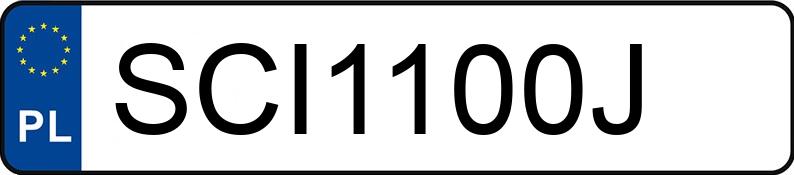 Numer rejestracyjny SCI 1100J posiada BMW 320 Diesel MR`16 E6 F30 xDrive - SCI1100J