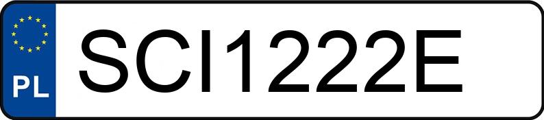 Numer rejestracyjny SCI 1222E posiada AUDI A6 - SCI1222E Numer rejestracyjny SCI 1222E posiada AUDI A6 - SCI1222E