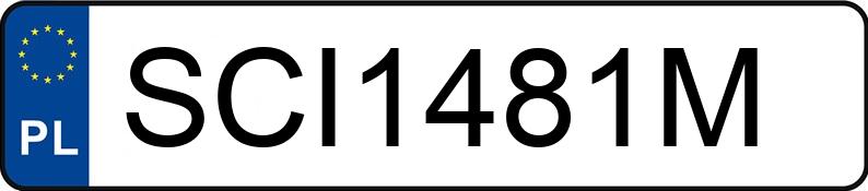 Numer rejestracyjny SCI 1481M posiada AUDI Coupe TT 1.8 Kat. MR`98 E3 8 N T - SCI1481M