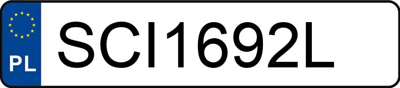 Numer rejestracyjny SCI 1692L posiada VOLKSWAGEN PASSAT - SCI1692L