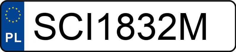 Numer rejestracyjny SCI 1832M posiada BMW 120 Coupe Diesel DPF MR`07 E4 E82 120 Coupe Diesel DPF MR`07 E4 E82 - SCI1832M
