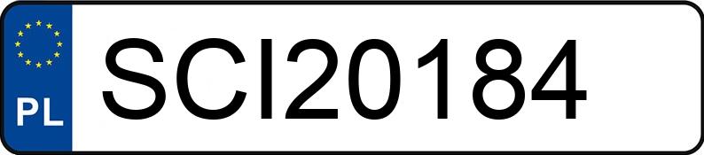 Numer rejestracyjny SCI 20184 posiada CITROEN C3 1.4I 16V - SCI20184