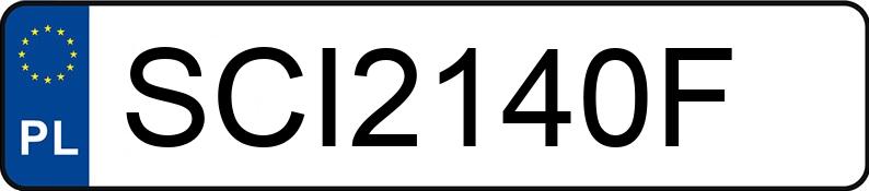 Numer rejestracyjny SCI 2140F posiada BMW 520i Kat. MR`01 E39 520i Kat. MR`01 E39 - SCI2140F