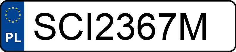 Numer rejestracyjny SCI 2367M posiada BMW X3 Diesel MR`10 E5 F25 xDrive20d - SCI2367M