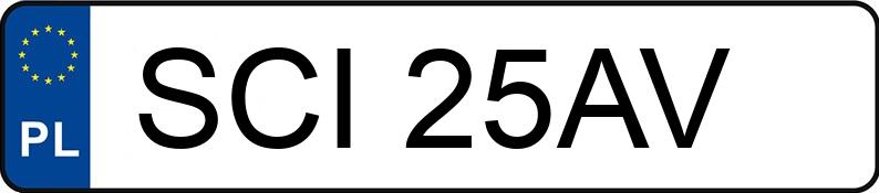 Numer rejestracyjny SCI 25AV posiada FIAT Uno 75 Kat. MR`90 ie SG - SCI25AV