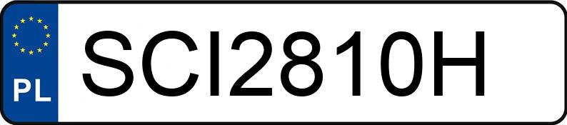 Numer rejestracyjny SCI 2810H posiada SUZUKI VITARA - SCI2810H