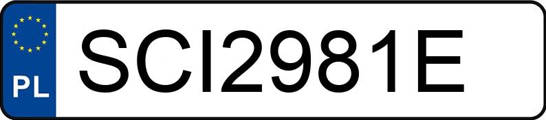 Il numero di registrazione SCI 2981E ha AUDI A3 1.8 Kat. MR`96 8L Ambition - SCI2981E