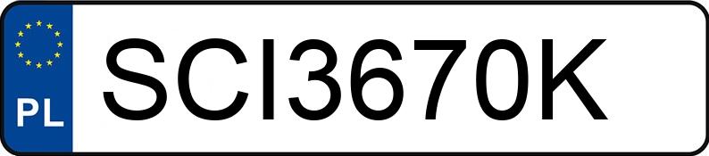 Numer rejestracyjny SCI 3670K posiada KIA Sportage 1.6 GDI MR`19 E6d S - SCI3670K