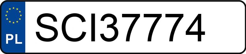 Numer rejestracyjny SCI 37774 posiada VOLKSWAGEN GOLF - SCI37774