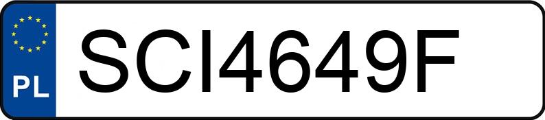 Numer rejestracyjny SCI 4649F posiada FIAT PANDA - SCI4649F