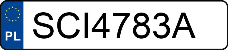 Numer rejestracyjny SCI 4783A posiada FORD FIESTA - SCI4783A