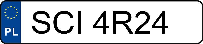 Numer rejestracyjny SCI 4R24 posiada ZICO BT49QT-28A BT49QT-28 - SCI4R24