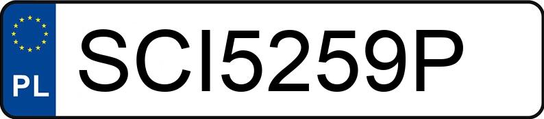 Numer rejestracyjny SCI 5259P posiada ZSP NIEWIADÓW Kempingowa N126 0.8t - SCI5259P