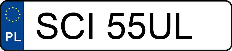 Numer rejestracyjny SCI 55UL posiada PEUGEOT 206 - SCI55UL