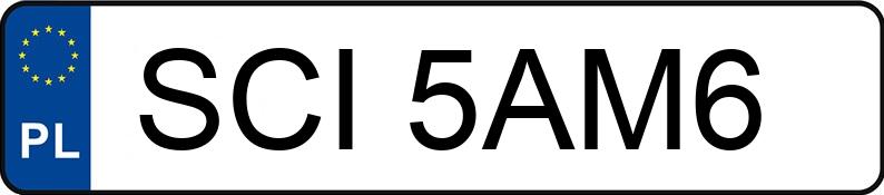 Numer rejestracyjny SCI 5AM6 posiada KAWASAKI Szosowe 600 do 1000 ccm ER - 6n - SCI5AM6
