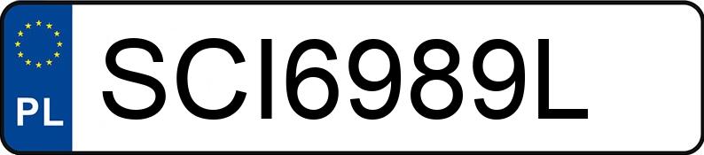 Numer rejestracyjny SCI 6989L posiada FORD FIESTA - SCI6989L