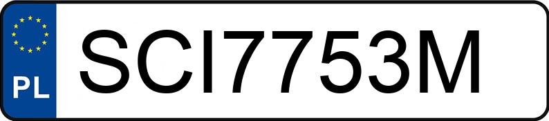 Le numéro d’enregistrement SCI 7753M a DODGE Grand Caravan 3.6 Kat. MR`11 GT Aut. - SCI7753M