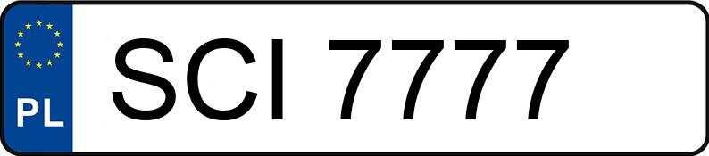 Numer rejestracyjny SCI 7777 posiada RENAULT LAGUNA - SCI7777