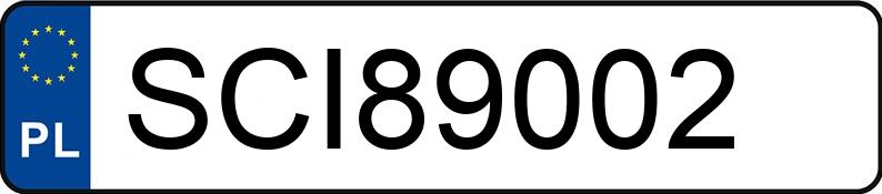 Numer rejestracyjny SCI 89002 posiada BMW 320I - SCI89002