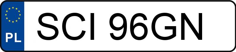 Numer rejestracyjny SCI 96GN posiada FORD MONDEO - SCI96GN