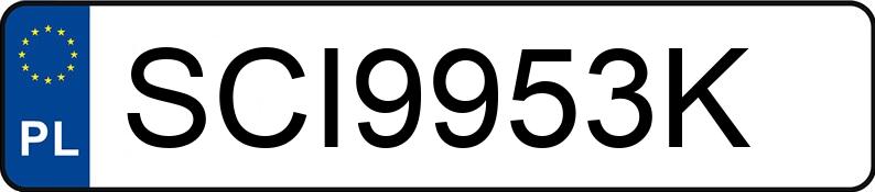 Numer rejestracyjny SCI 9953K posiada MERCEDES-BENZ GLC 200 d MR`19 E6d X253 FL - SCI9953K