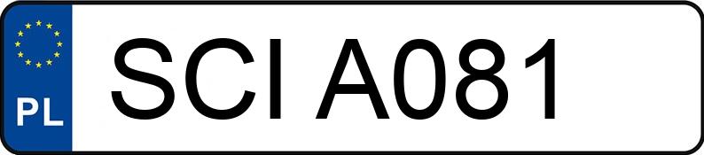 The registration number SCI A081 has UAZ 3151 (469) 3151 (469) - SCIA081