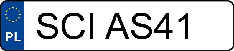 Numer rejestracyjny SCI AS41 posiada SKODA Fabia 1.4 MR`99 E3 Comfort - SCIAS41 Numer rejestracyjny SCI AS41 posiada SKODA Fabia 1.4 MR`99 E3 Comfort - SCIAS41