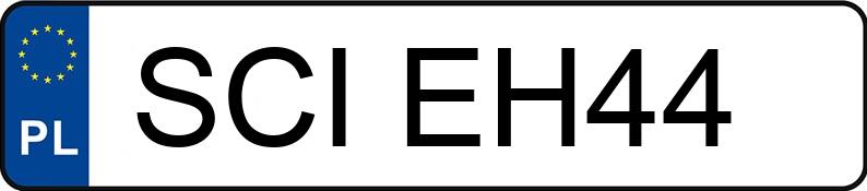 Numer rejestracyjny SCI EH44 posiada BMW 730i Kat. E32 730i Kat. E32 - SCIEH44