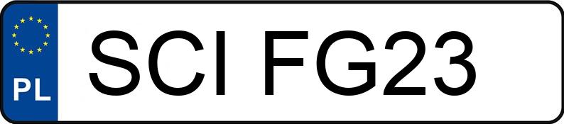 Numer rejestracyjny SCI FG23 posiada RENAULT Clio II 1.2 MR`02 E3 Alize - SCIFG23