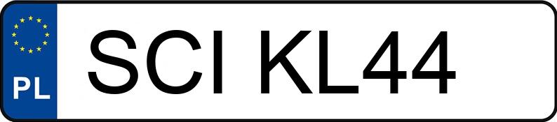 Numer rejestracyjny SCI KL44 posiada VOLKSWAGEN Transporter T4 TD MR`96 2.6t Transporter T4 TD MR`96 2.6t - SCIKL44