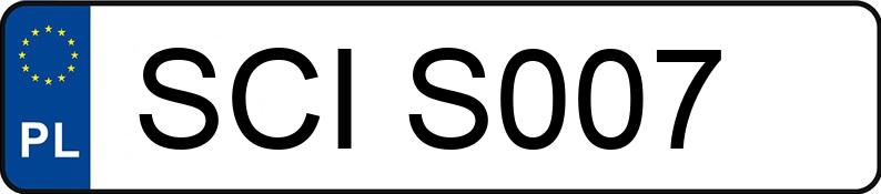 El número de registro SCI S007 tiene MERCEDES-BENZ 190 D 2.0 201 190 D 2.0 201 - SCIS007