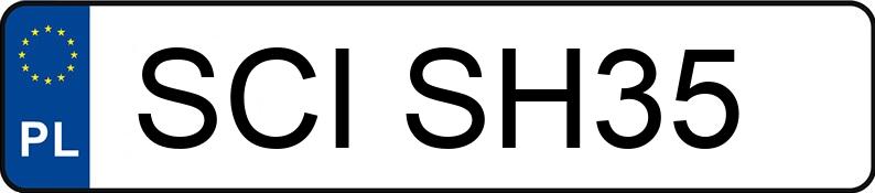 Numer rejestracyjny SCI SH35 posiada RENAULT MEGANE - SCISH35