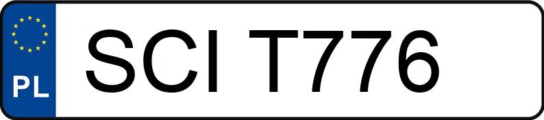 Numer rejestracyjny SCI T776 posiada JEEP Cherokee II 2.5 TD XJ Country TD - SCIT776